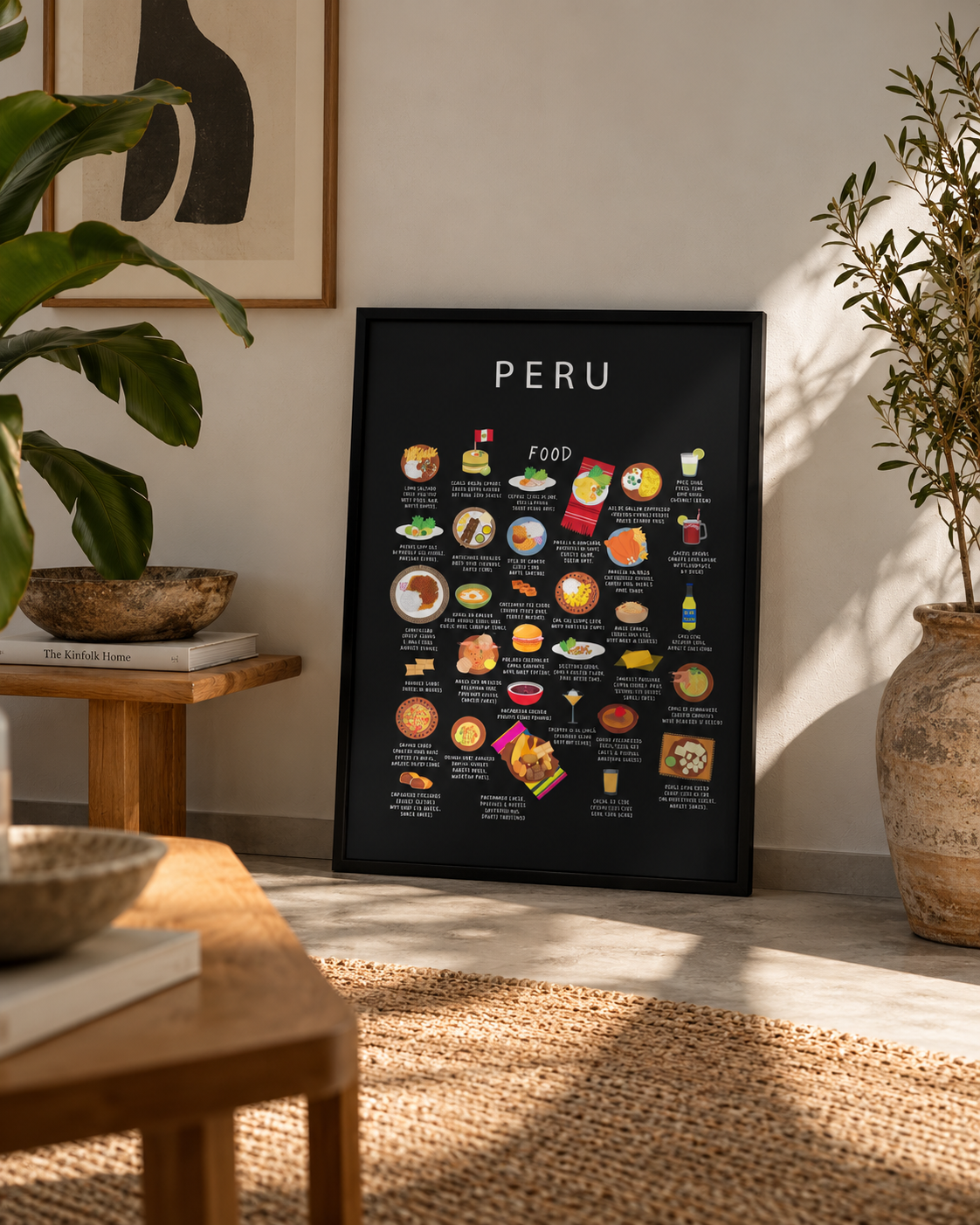 Peru illustrated food collection by Maison Maps